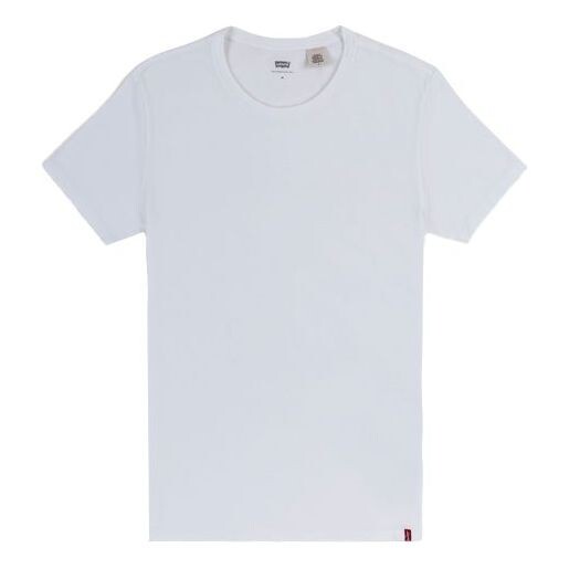 

Футболка men's cotton round neck short sleeve 2 white Levis, белый