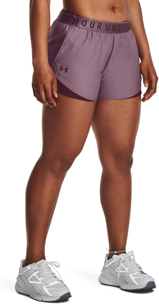 

Under Armour Women's Play Up 3.0 шорты, (500) Misty Purple/Dark Maroon/Dark Maroon