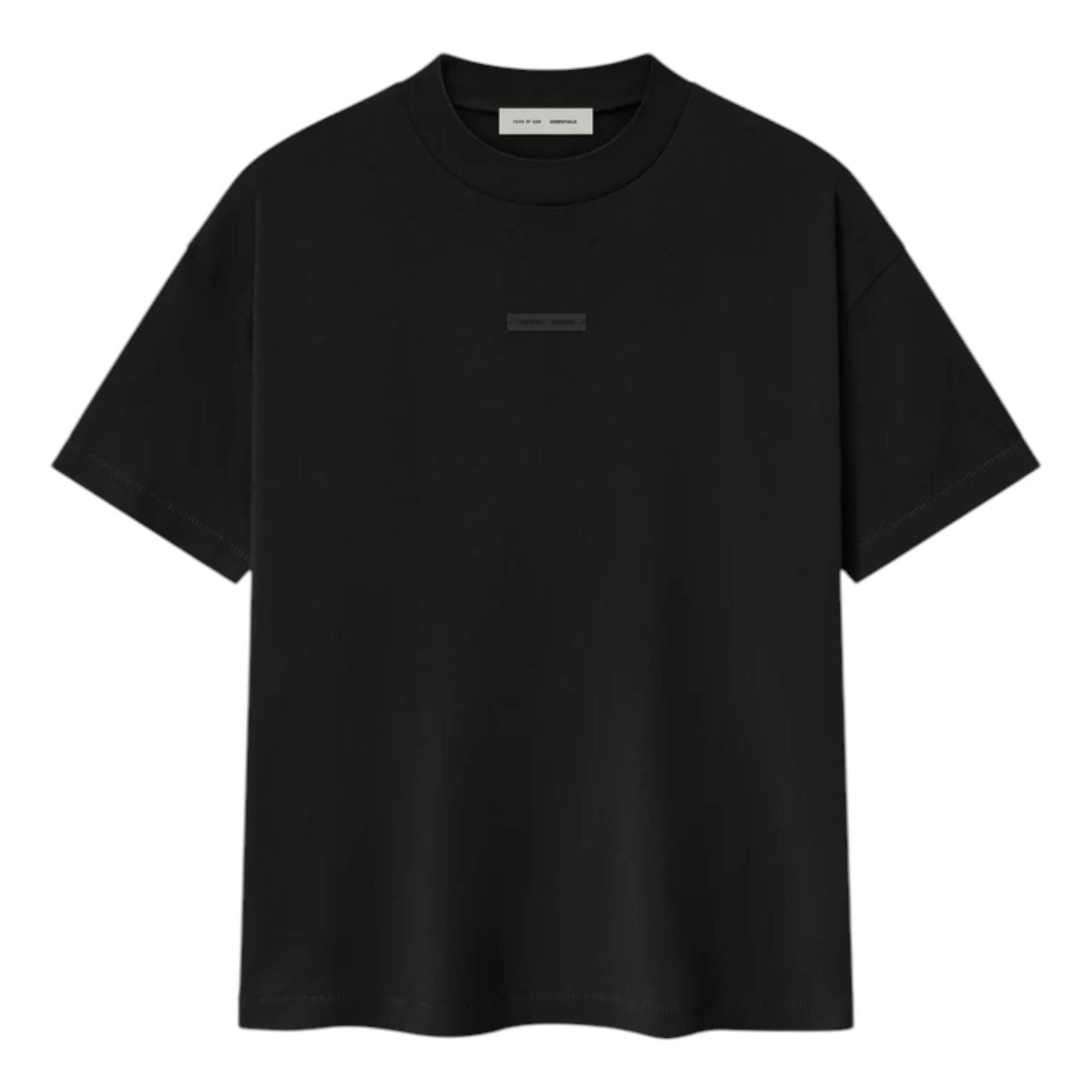

Классическая футболка Fear of God Essentials, цвет «черный уголь»