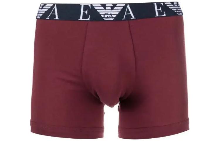 Мужские трусы 3 штуки EMPORIO ARMANI, 3 Pack (белый+Chestnut+синий) — фото 3