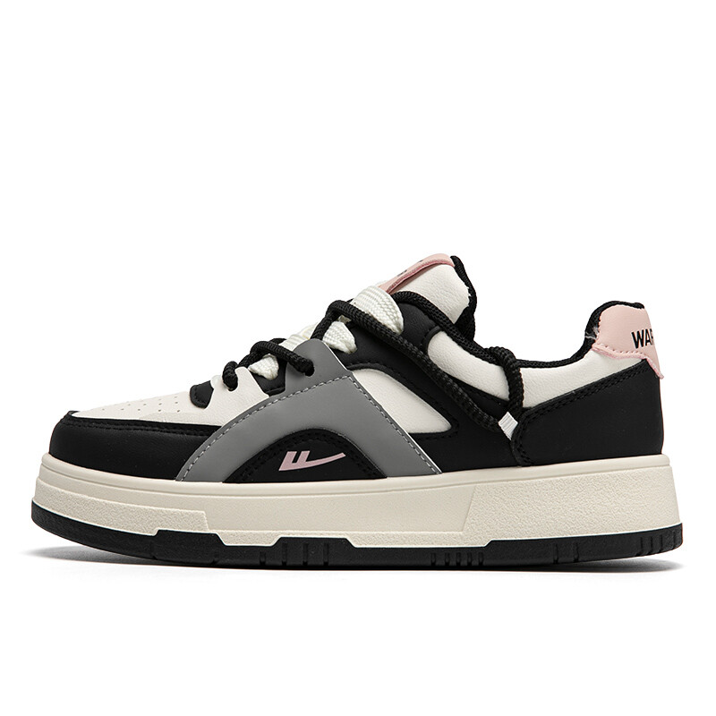

Кроссовки WARRIOR Skateboarding Shoes Women's Low-top Pink, черный/бежевый