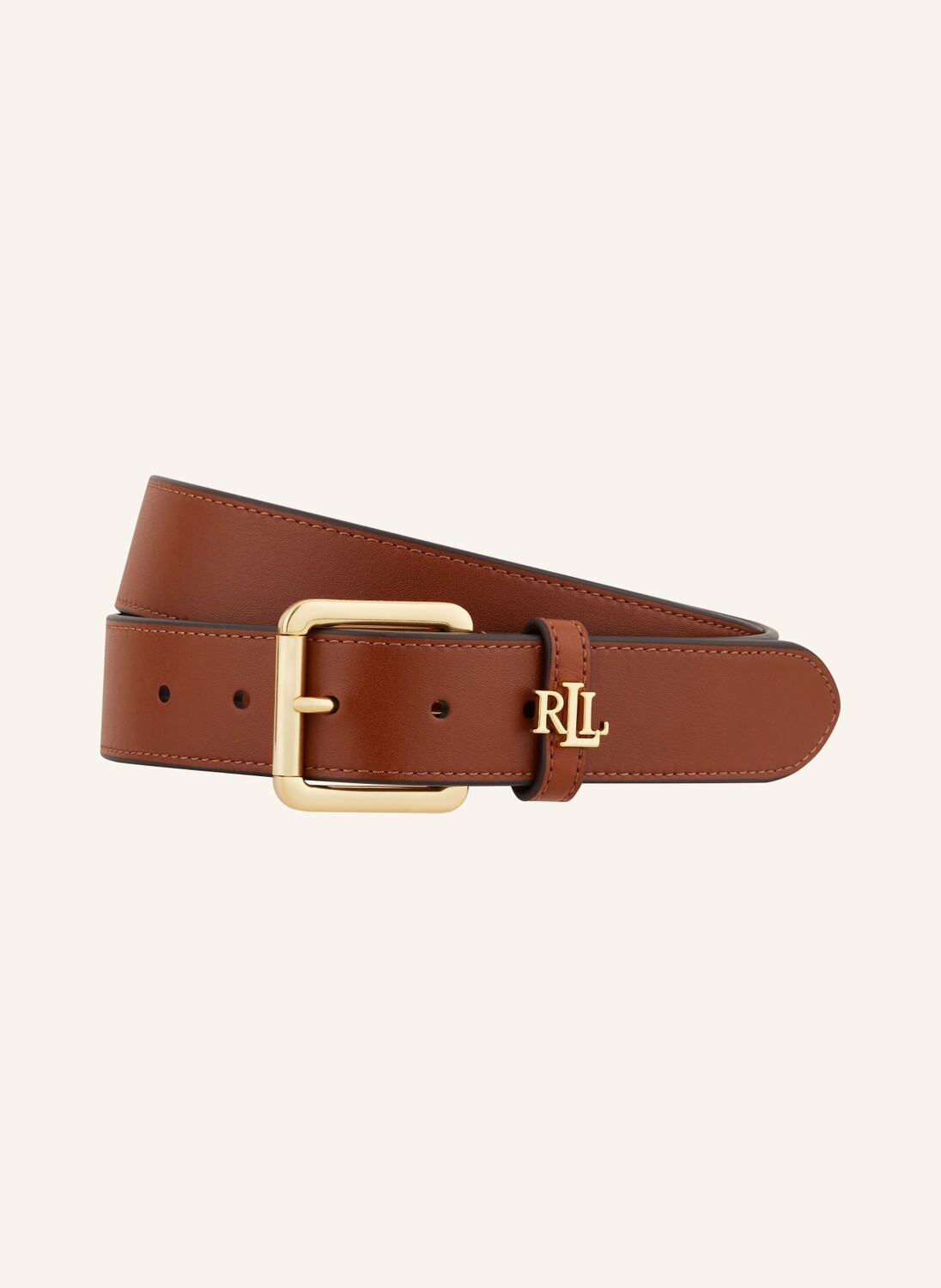 

Кожаный ремень Lauren Ralph Lauren, коричневый