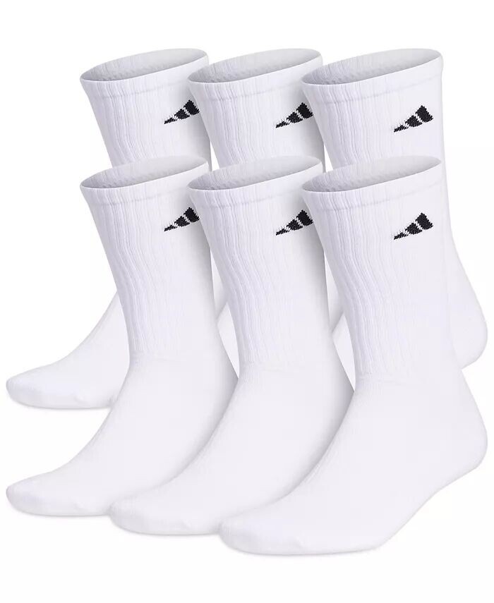 

Мужские спортивные носки с мягкой подкладкой, 6 пар в упаковке adidas, белый
