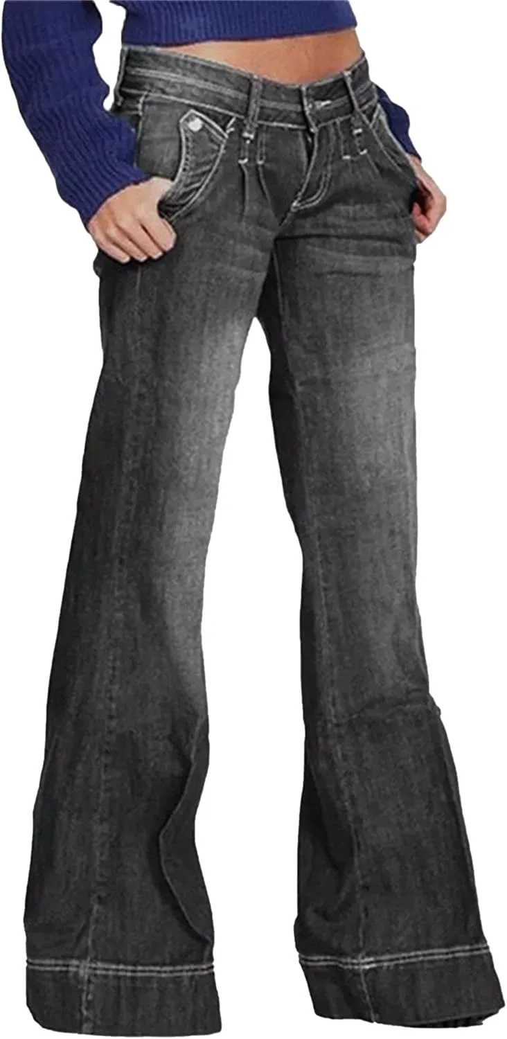 Джинсы Rise Wide Leg Baggy для женщин