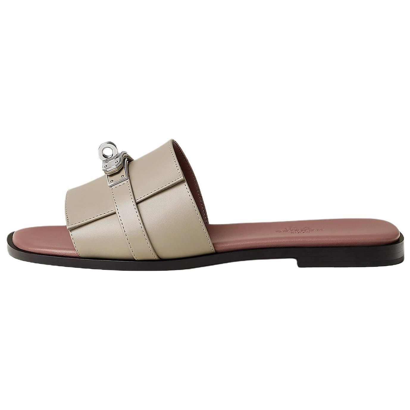 Женские сандалии Giulia Slide, светло-умбровые HERMES, Light Umber