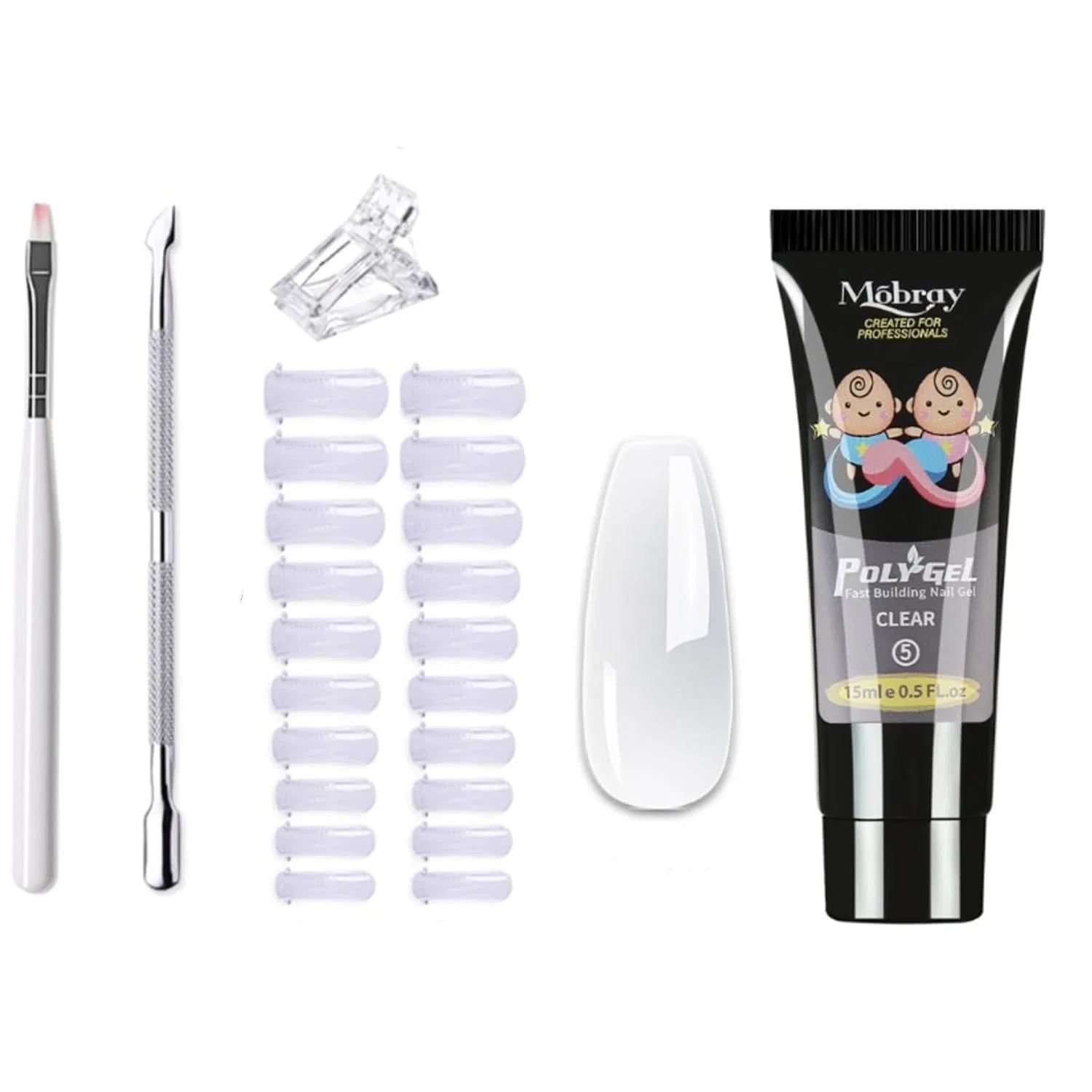 Полный набор для наращивания ногтей Nailsala Gel Set Generic, A08.