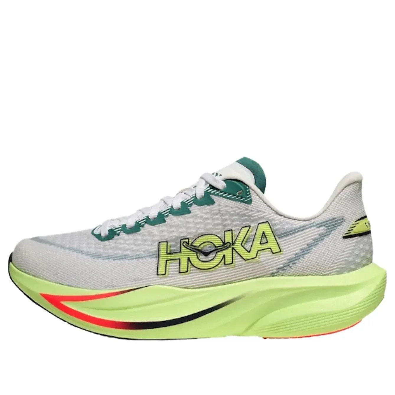Кроссовки HOKA ONE ONE Mach 7 'Frost Neon Yuzu', зеленый
