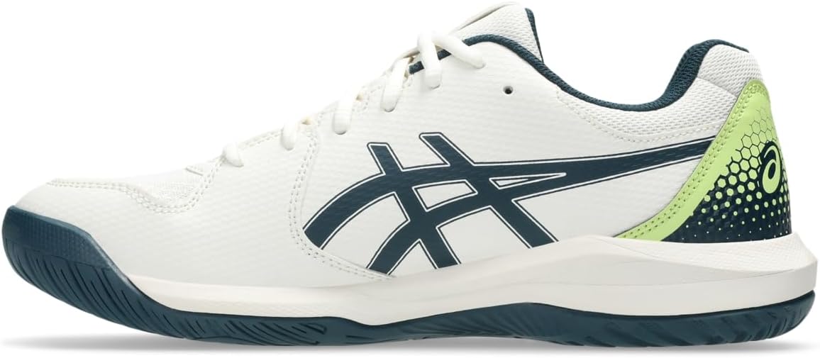 Мужские кроссовки ASICS Gel-Dedicate 8 для пинг-понга, бирюзовый/кремовый — фото 4