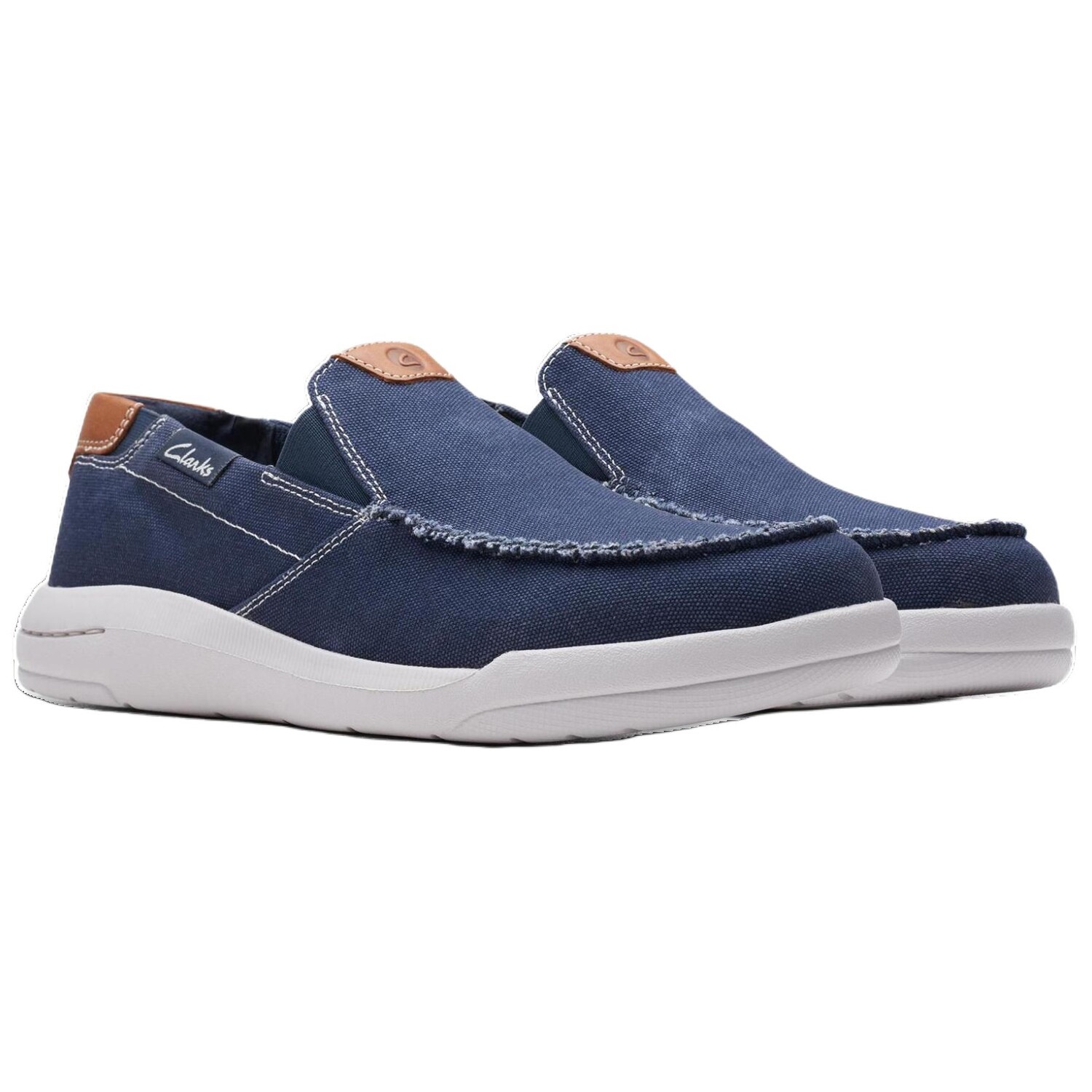 Кеды мужские низкие синие Clarks — фото 3