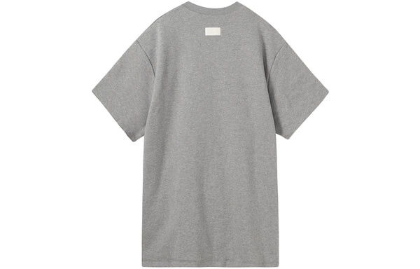 Толстовка Men's Nike NRG Ti Warm Up Top x Fear of God FOG Gray Zipper Short Sleeve Tops 'Dark Grey Heather Black', серый — фото 2
