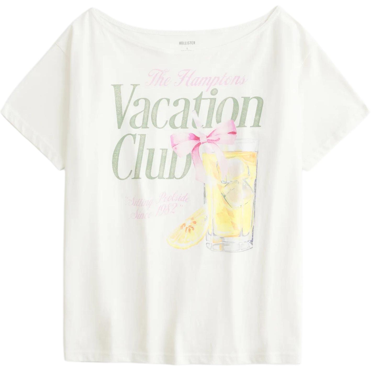 

Hollister Футболка женская белая, Белый, Hollister Футболка женская белая