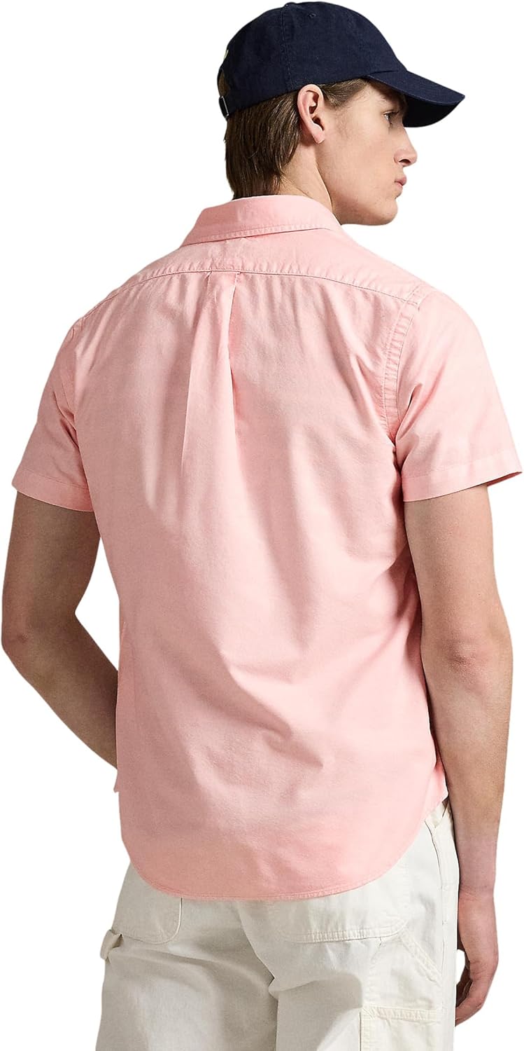 POLO RALPH LAUREN Мужская классическая оксфордская рубашка, Rose — фото 2