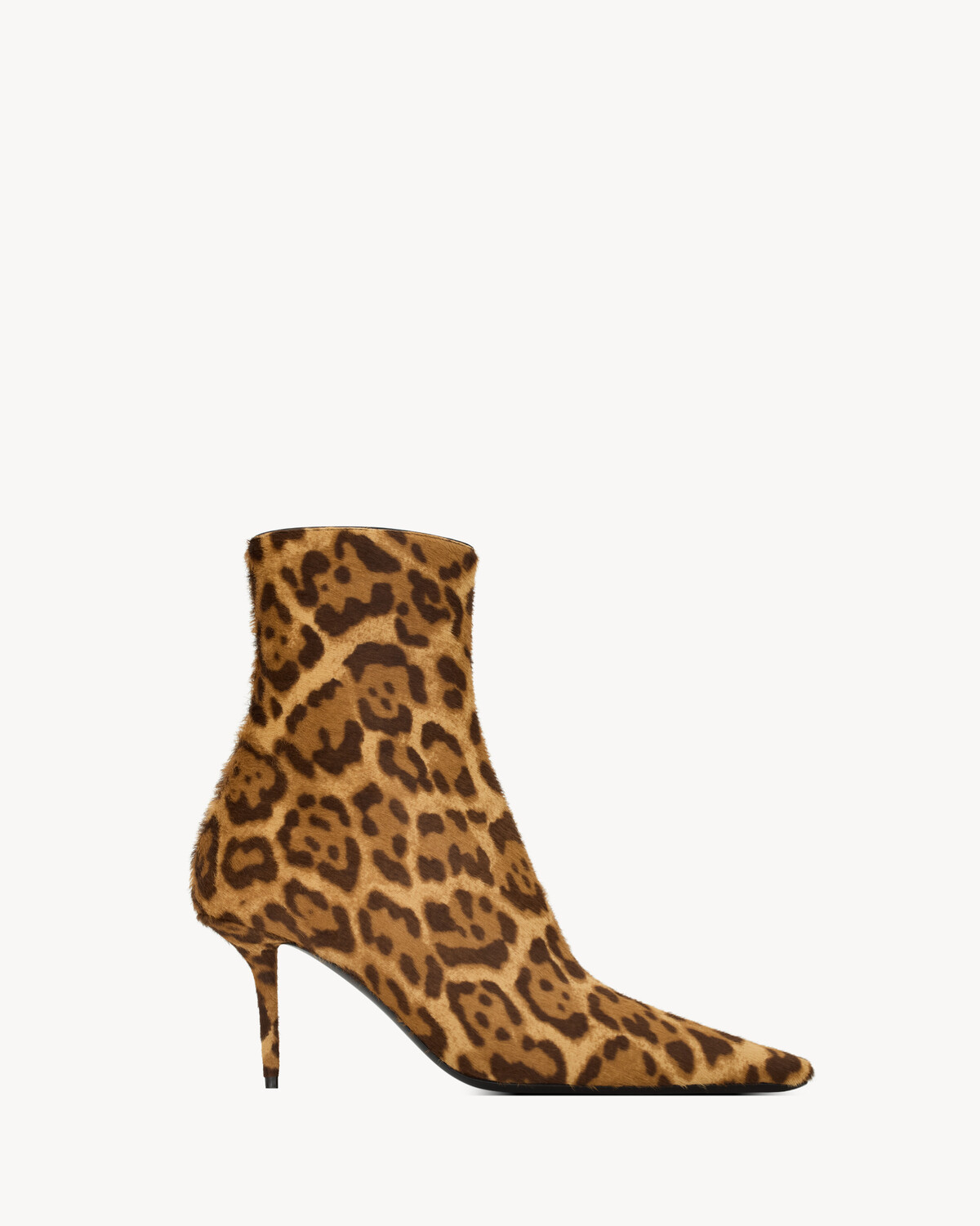 Ботильоны ASHLEY из пони-кожи Saint Laurent, коричневый