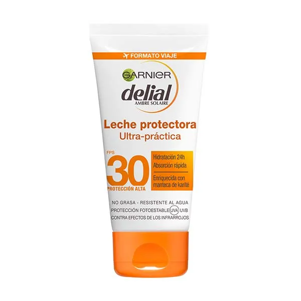 

Солнцезащитный крем туристического формата Leche Protectora Ultra-Práctica Formato Viaje Spf30 Delial, 50 ml