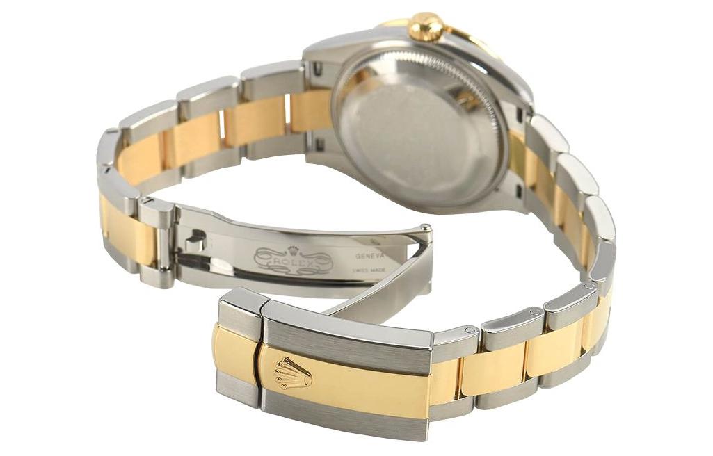 

Автоматический механизм серии Log женские часы 31 мм зеленый циферблат корпус из стали Oystersteel браслет из стали Oystersteel ROLEX