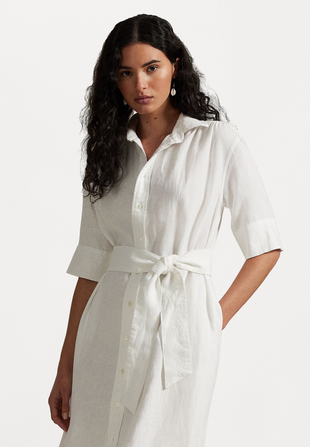 

Платье-рубашка SHORT SLEEVE DAY DRESS Polo Ralph Lauren, White
