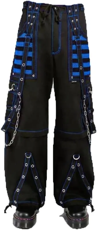 Джинсы с цепями Gothic, Blue Net