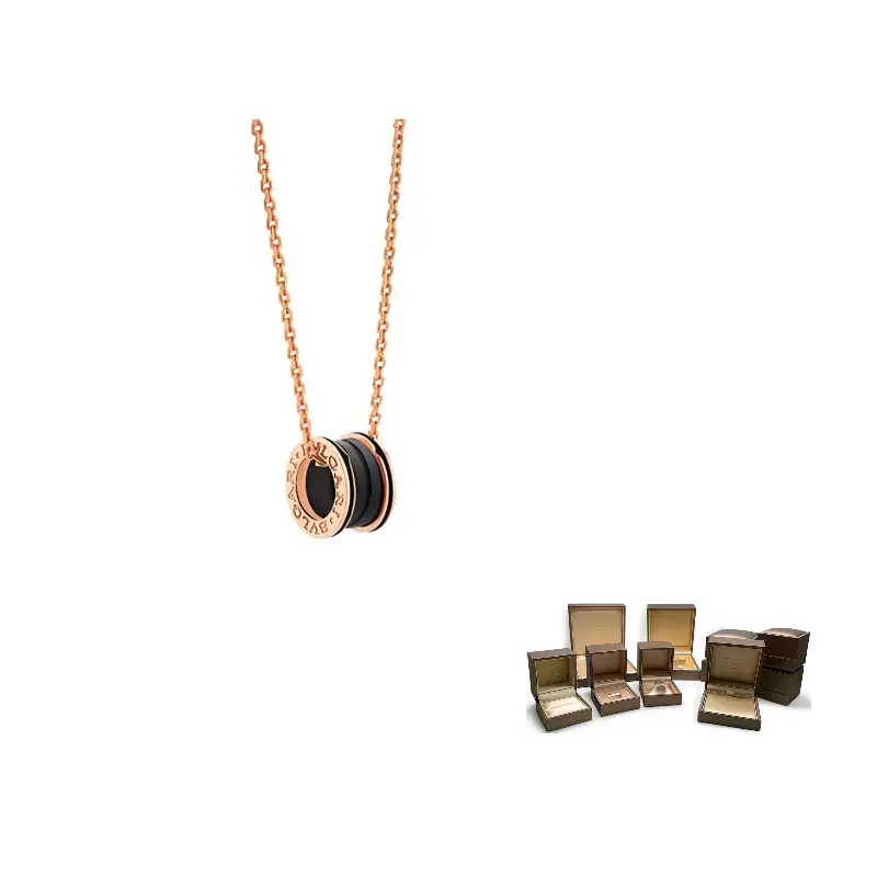 

BVLGARI Ожерелье из розового золота 18 карат B.Zero1 унисекс