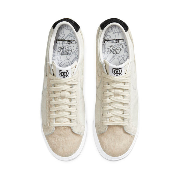 Кроссовки medicom toy x blazer низкие sb Nike, белый — фото 4