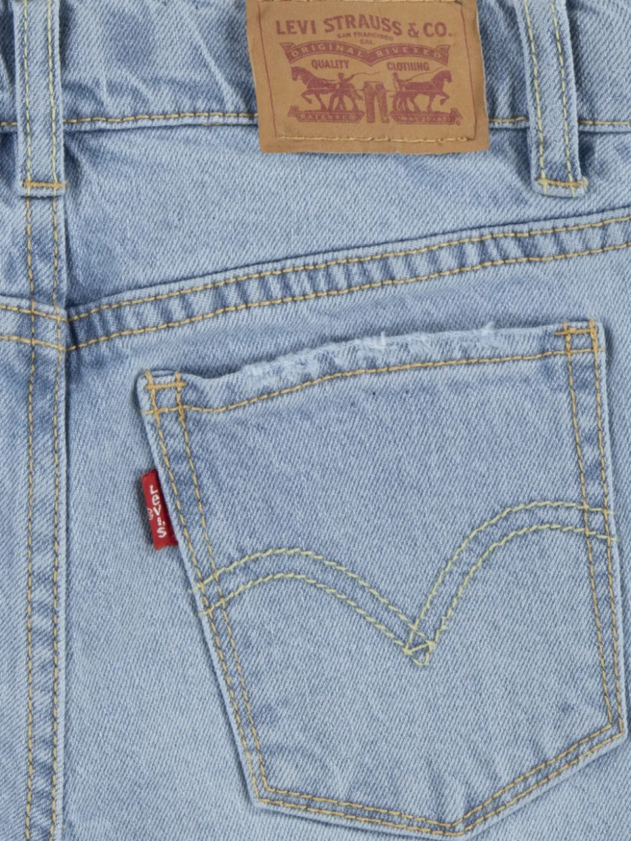 Джинсы Levi's Kids с нашивкой-логотипом, синий — фото 3