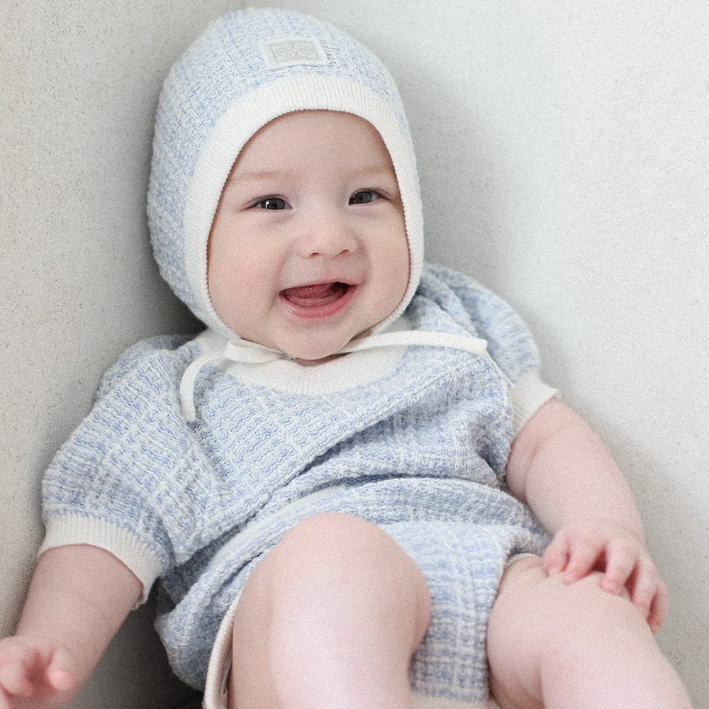 Детский комплект Theloha Tweedy Bonnet голубой