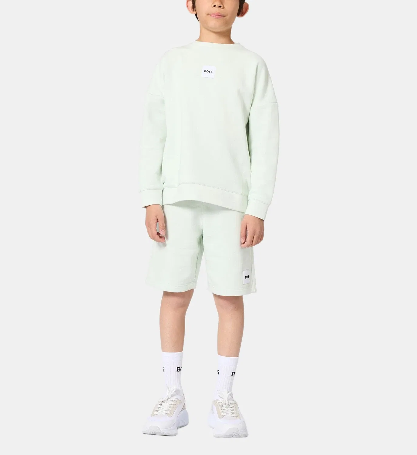 Бермуды для джоггинга Boss Kidswear, зеленый