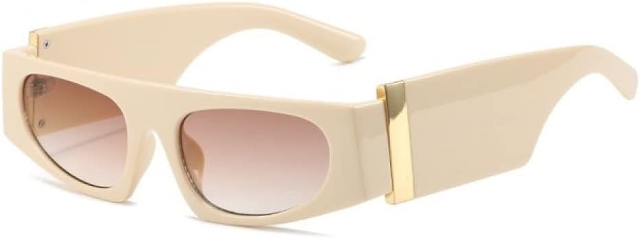 

Ретро-солнцезащитные очки «кошачий глаз» для женщин с градиентным переходом цвета, широкие дужки; панк-солнцезащитные очки с защитой от УФ-излучения UV400 для мужчин LANGSER, Beige