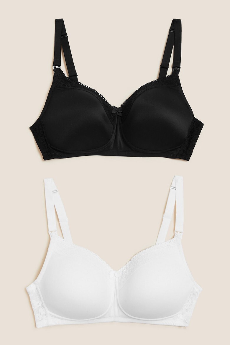 

Бюстгальтер для кормления - 2 шт Marks & Spencer, черный