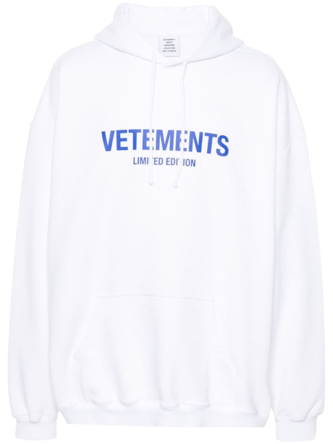 

VETEMENTS худи с логотипом, белый