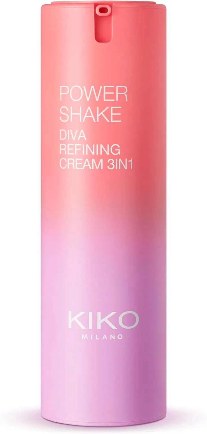 Крем для лица Kiko Milano — Дневной 3 в 1 Power Shake Diva Refining Cream, 30 мл