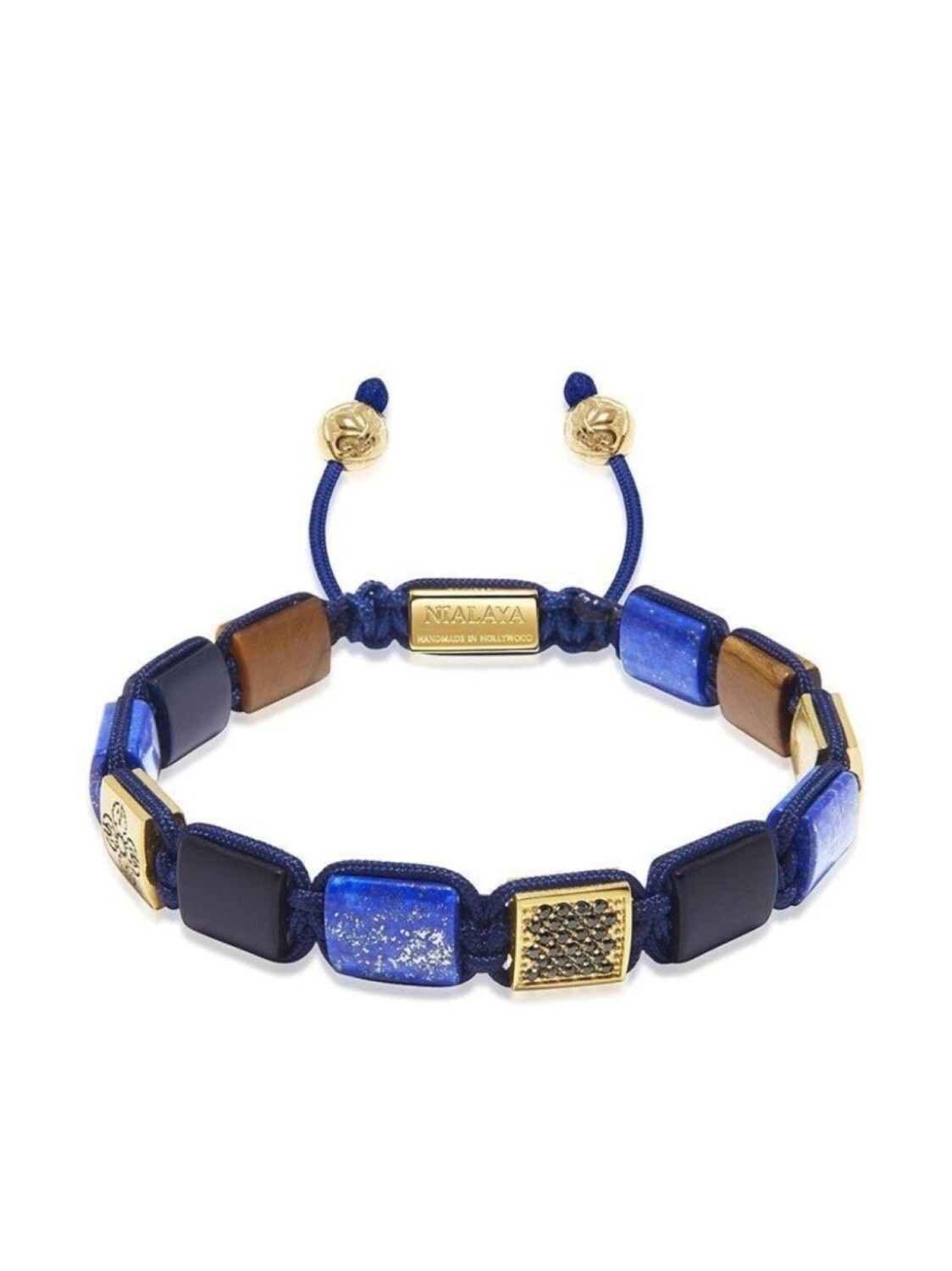 

Браслет с бусинами Nialaya Jewelry, синий