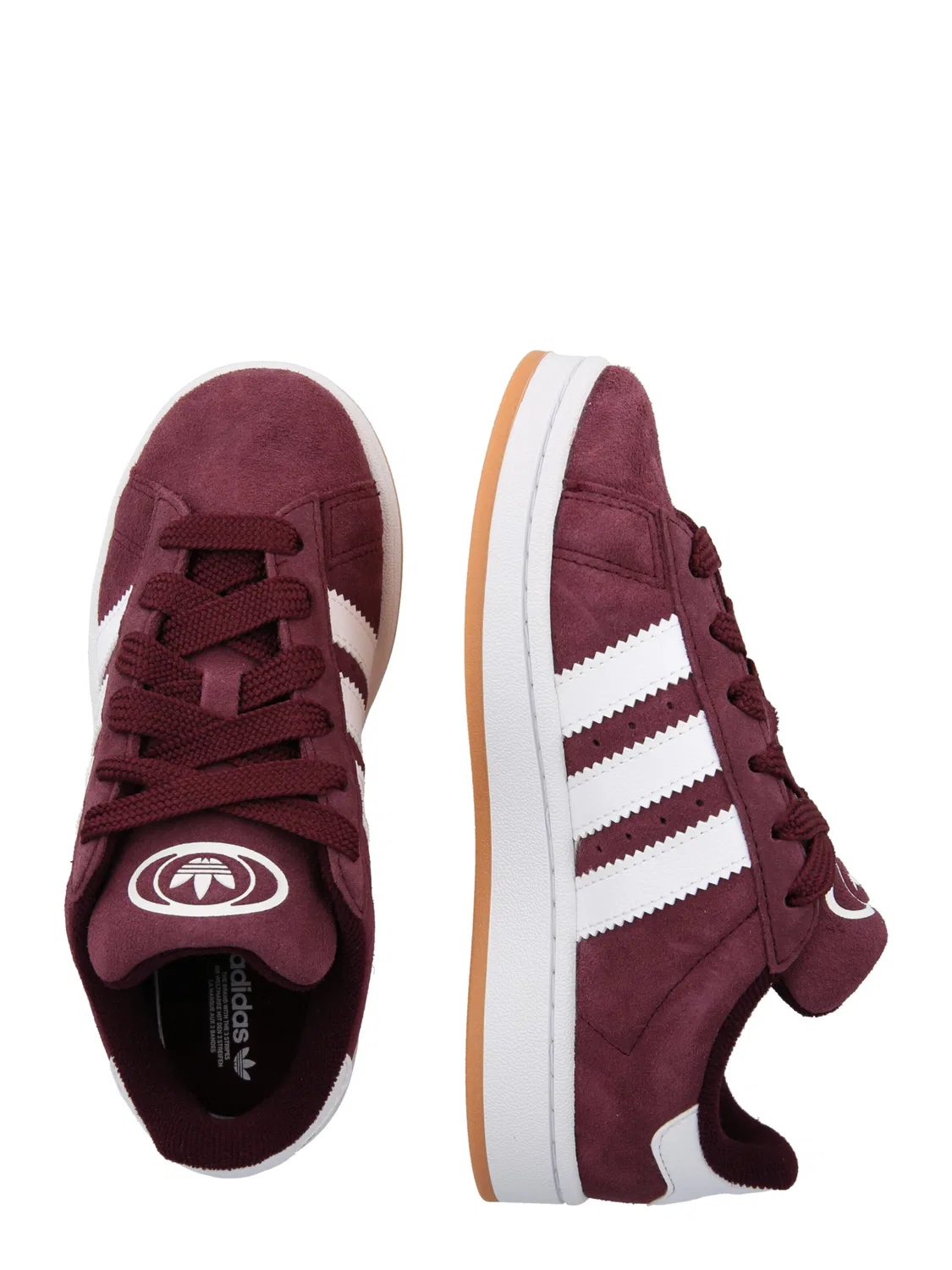 Кроссовки Adidas Originals Campus 00s каштаново-коричневого цвета — фото 2
