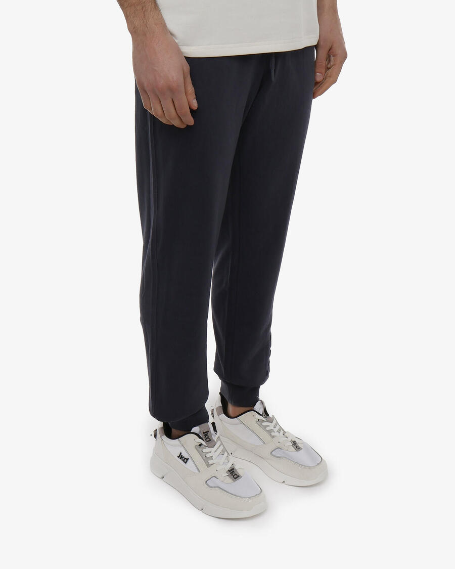 

JAKED Темно-синие хлопковые спортивные брюки для мужчин