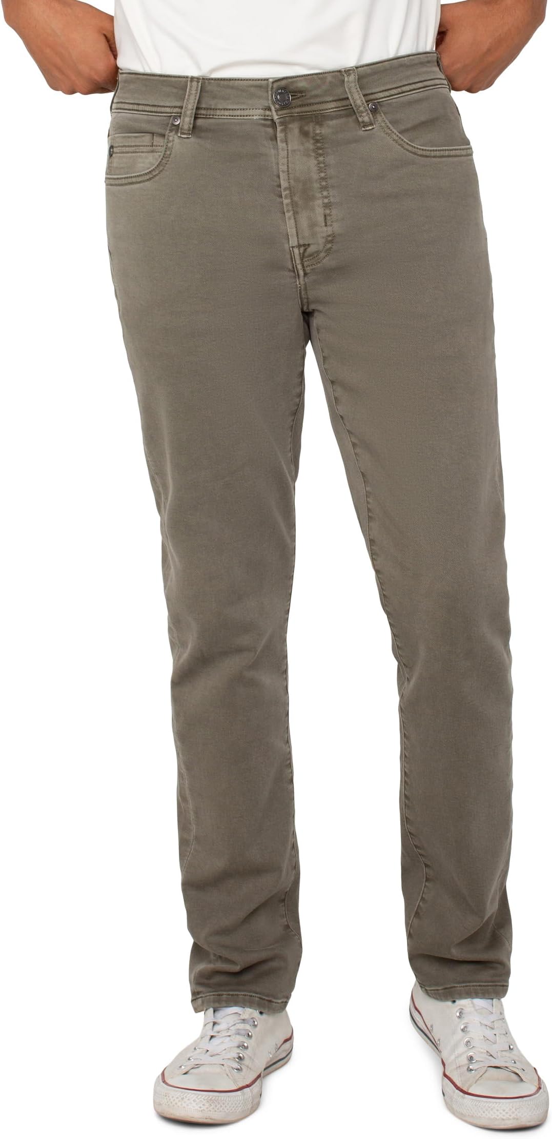 

Джинсы Liverpool Los Angeles Kingston Modern Straight Jean, цвет Pewter Green