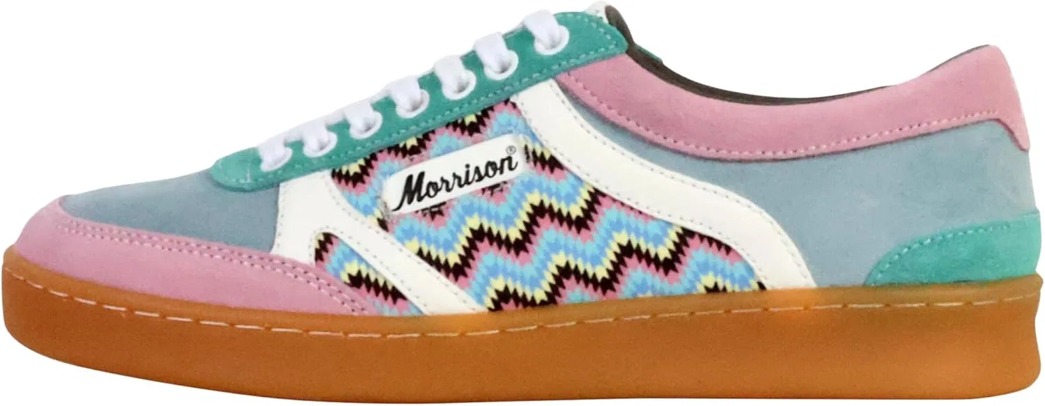 Кроссовки Morrison Bel-Air из натуральной кожи, розовые, разноцветные