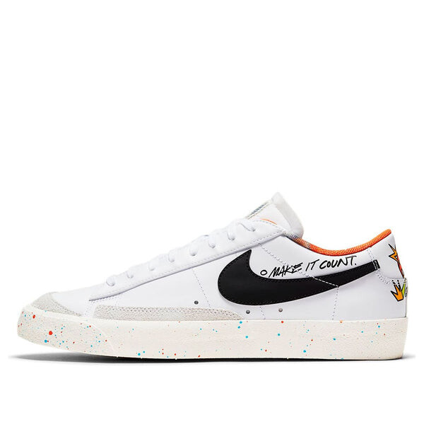 

Кроссовки blazer low '77 vintage 'make it count' Nike, белый