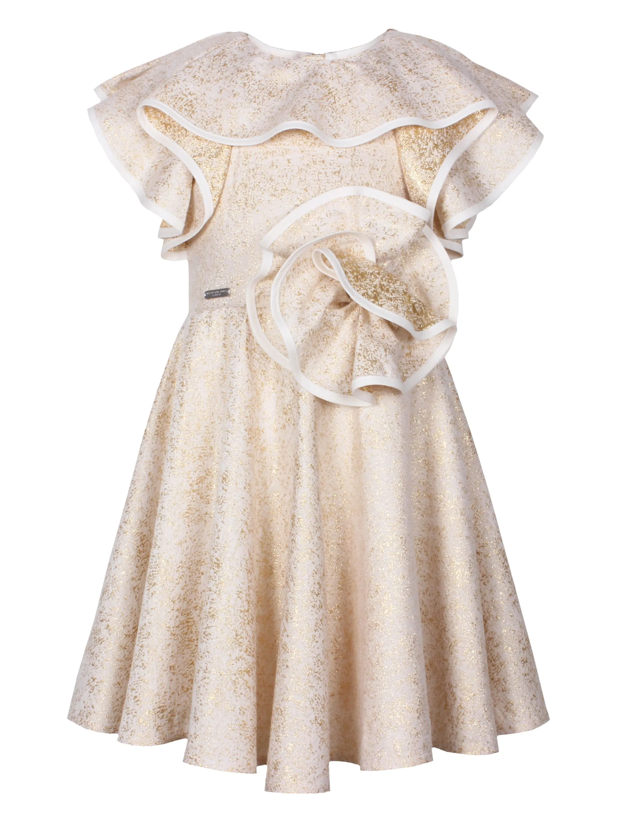 

Платье с оборками Jessie And James, золотистый