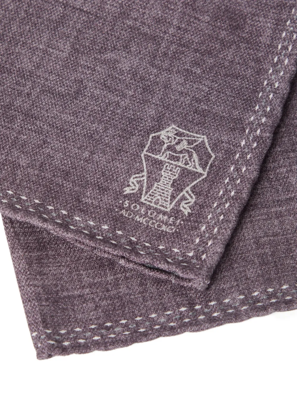 

Шелковый нагрудный платок Brunello Cucinelli, фиолетовый, Серый, Шелковый нагрудный платок Brunello Cucinelli, фиолетовый