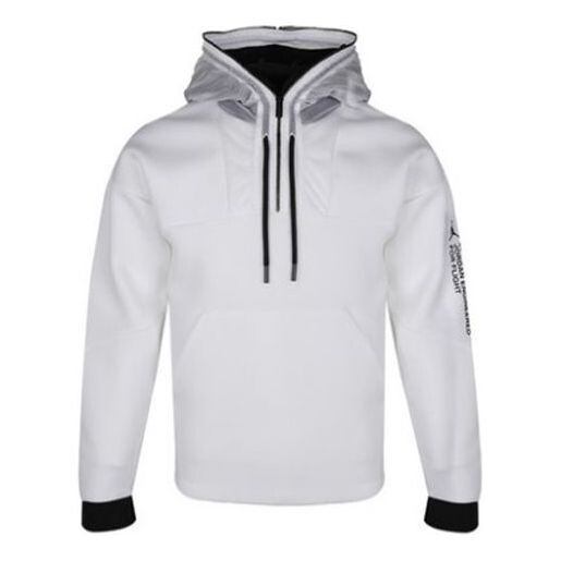 

Толстовка Air Jordan Half Zipper Sports Pullover White, белый