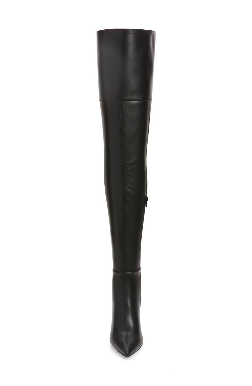 Женские черные высокие сапоги на шпильке Pillar Over The Knee Jeffrey Campbell — фото 2