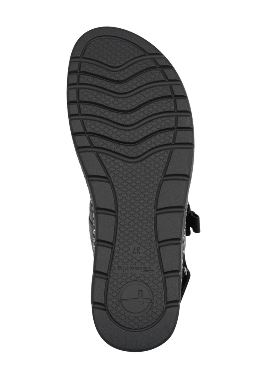 Босоножки на танкетке Platform sandals Tamaris, черный — фото 4