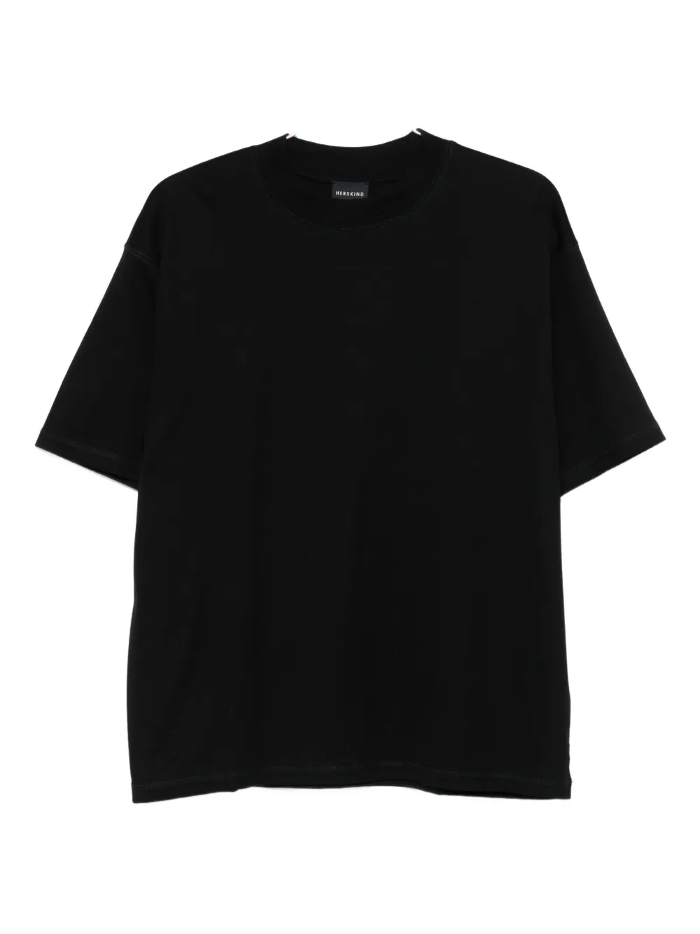 

Футболка свободного кроя с короткими рукавами Herskind, черный