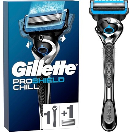 Мужская бритва для влажной уборки Gillette ProShield Chill с 1 лезвием, 5 лезвий