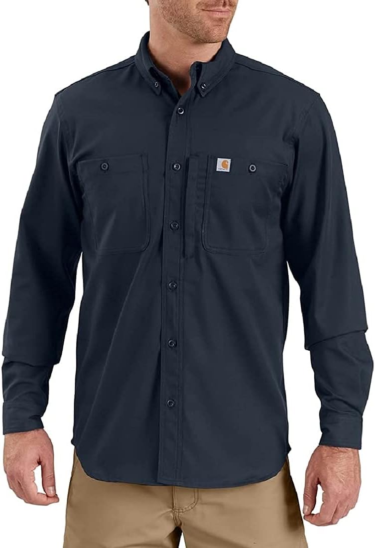 

Carhartt Men's 102538 Rugged Professional Series рубашка с длинным рукавом, Navy