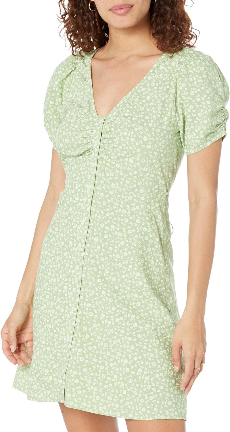 

Платье Madewell Jennifer Mini Dress - Challis, цвет Seedling
