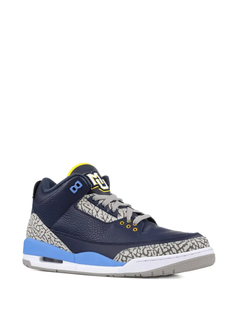 Кроссовки Jordan 3 Marquette PE, синий