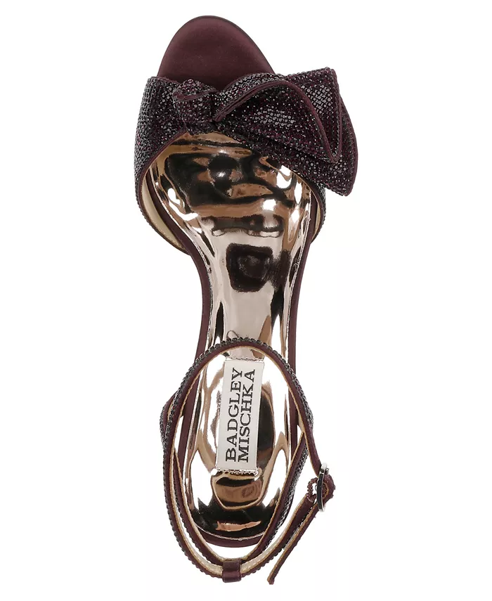 Женские вечерние босоножки Remi Badgley Mischka, красный — фото 4