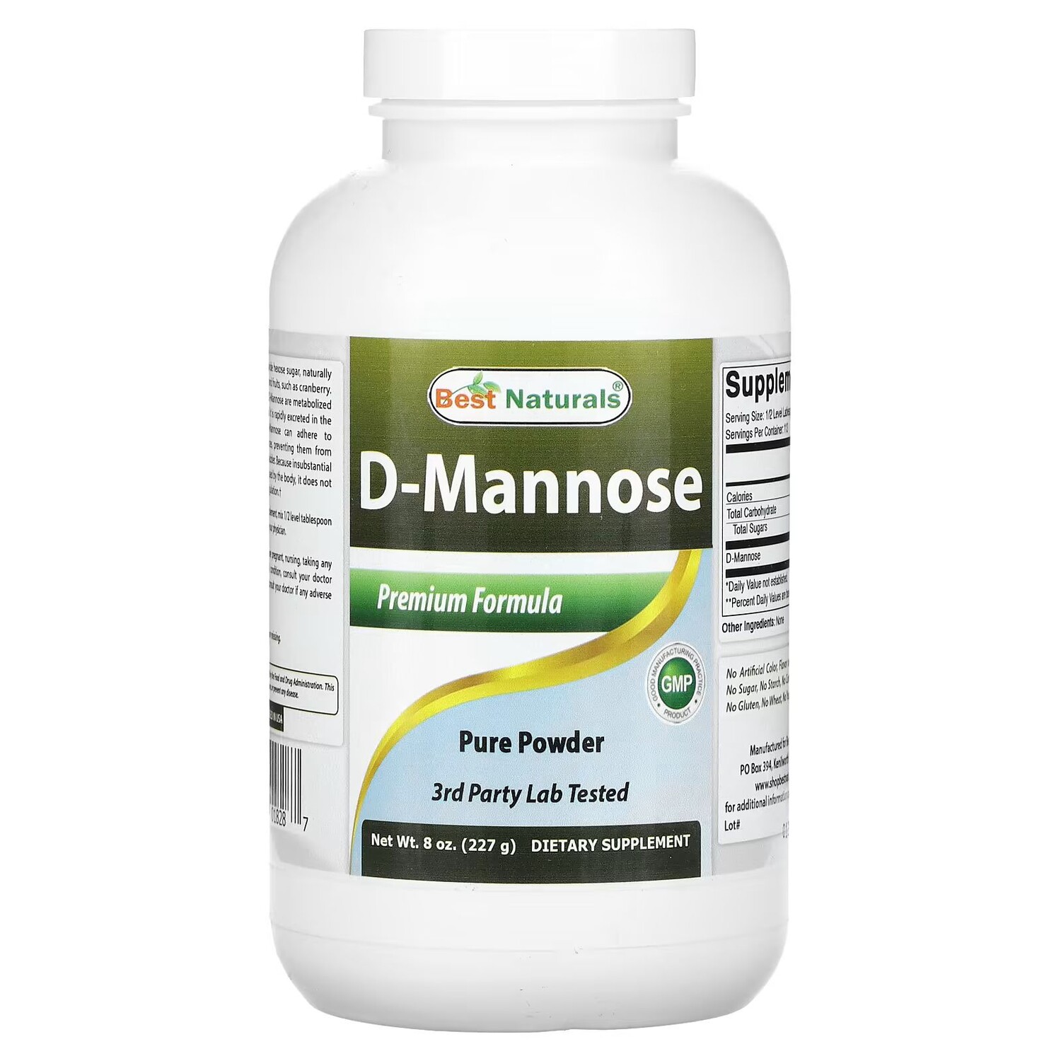 

D-манноза, 8 унций (227 г) Best Naturals