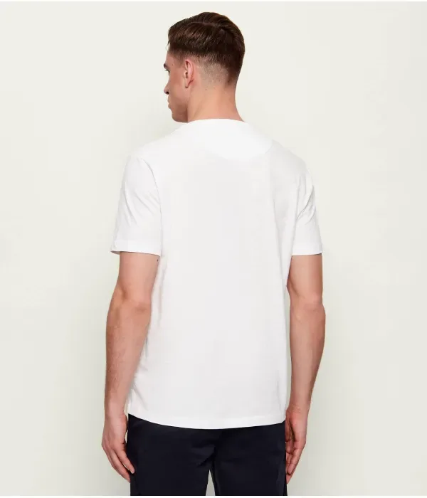 Футболка с бахромой slim fit Us Polo Assn, белый — фото 3