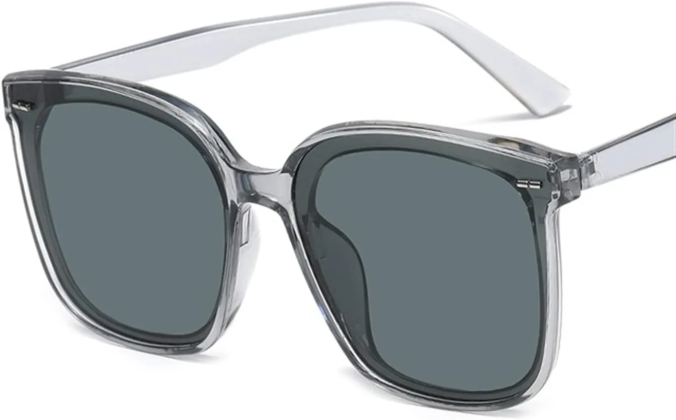 

Ретро-солнцезащитные очки в крупной оправе 2026 года для мужчин и женщин, декоративные модные очки для отдыха на природе (Цвет: D, Размер: 1) MTZJH, One Color